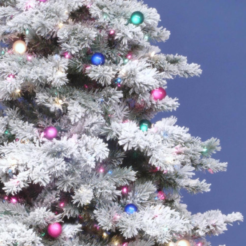 The Holiday Aisle Flocked Alaskan 4.5' White Artificial Christmas Tree